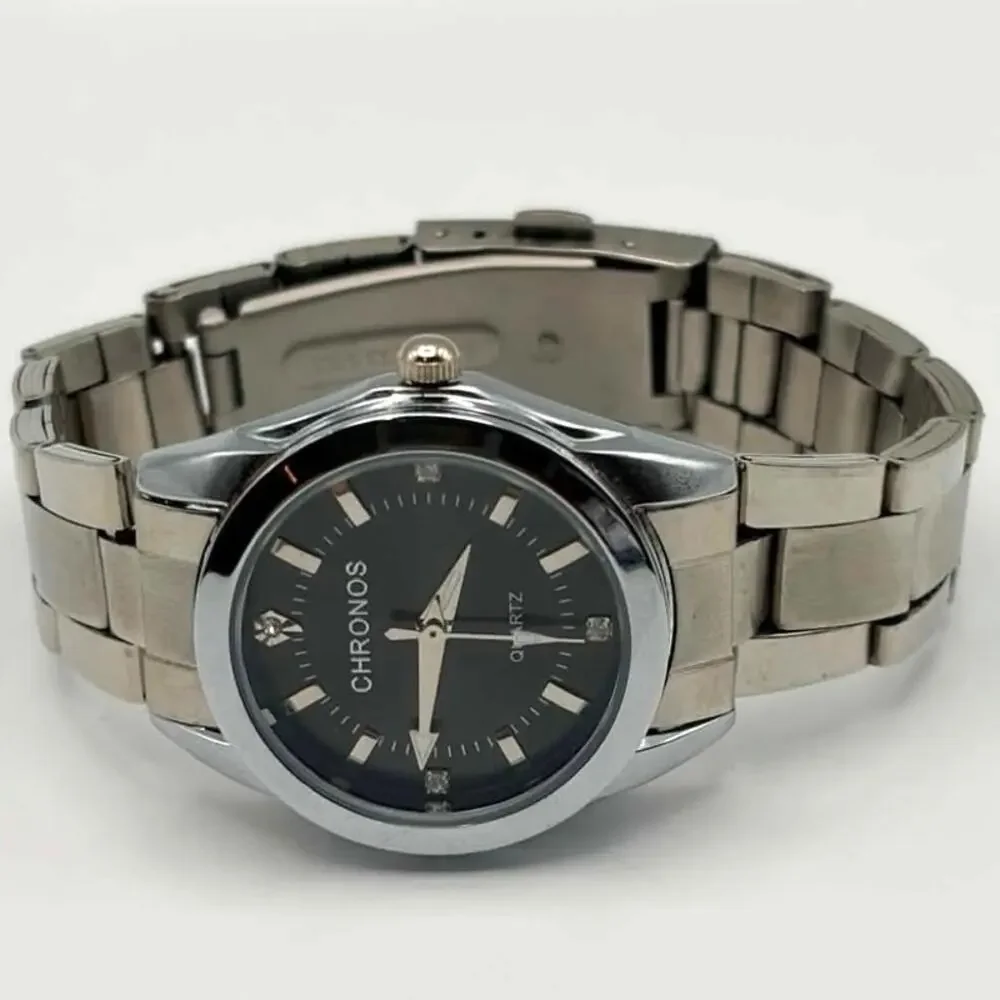 Silver Chronos Watch